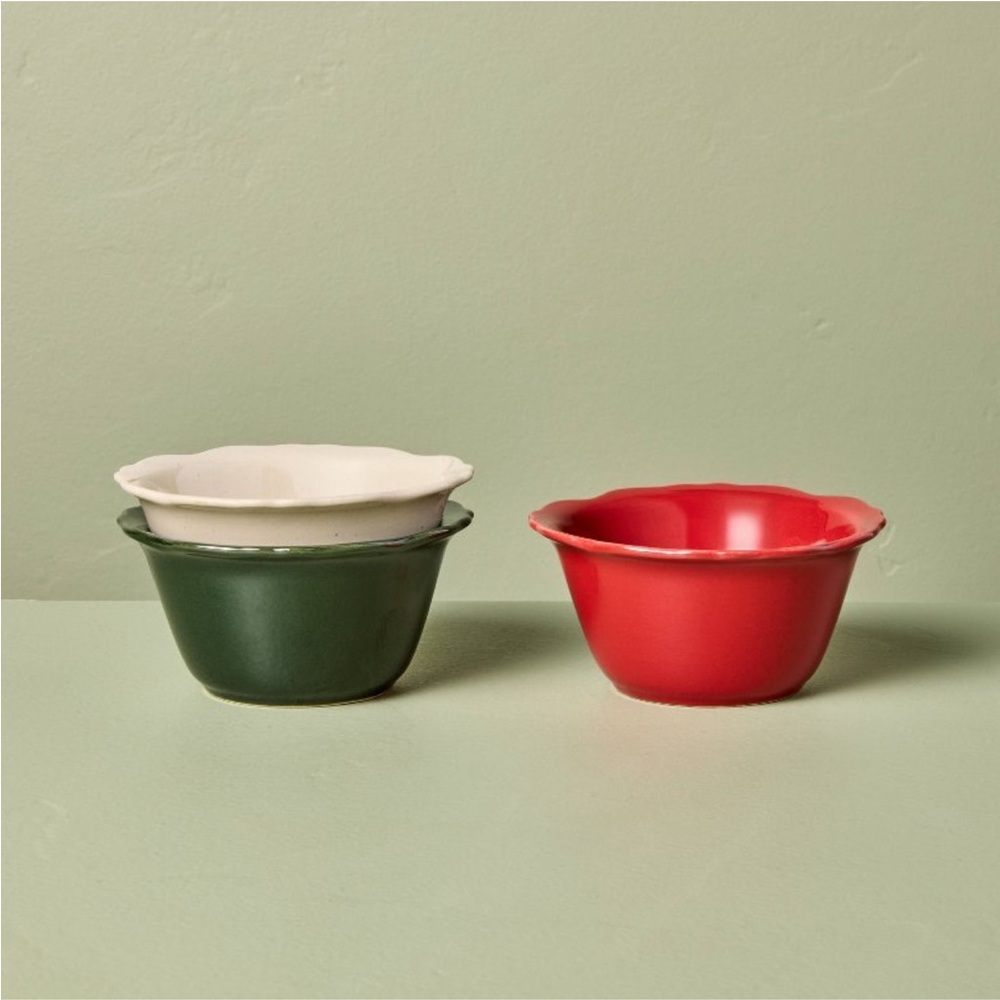 Set of 3 4.6" Stoneware Reactive Glaze
Mini Bowls - Hearth & Hand™ with Magnolia